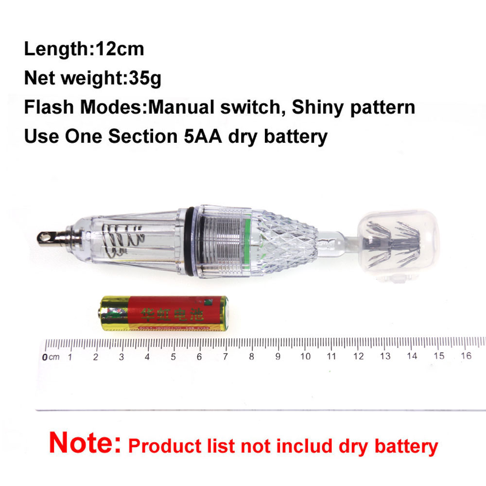 1pc 12cm 17cm 5AA Battery LED  - đánh giá và giá Fishing Boat Navigation Light