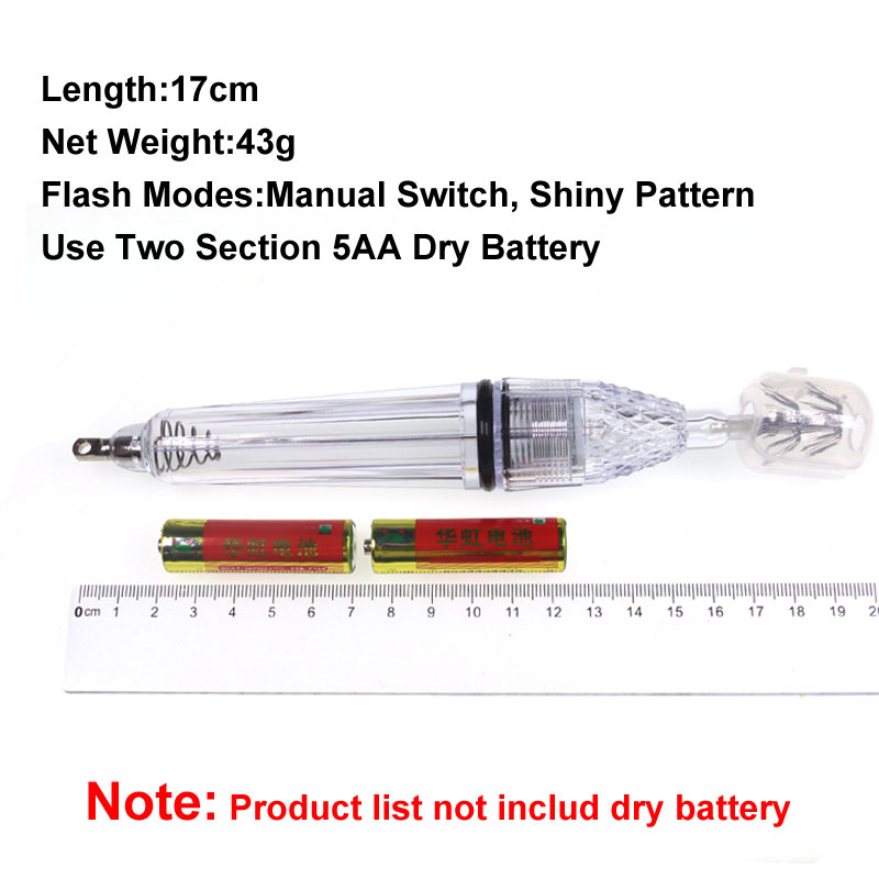 1pc 12cm 17cm 5AA Battery LED  - đánh giá và giá Fishing Boat Navigation Light