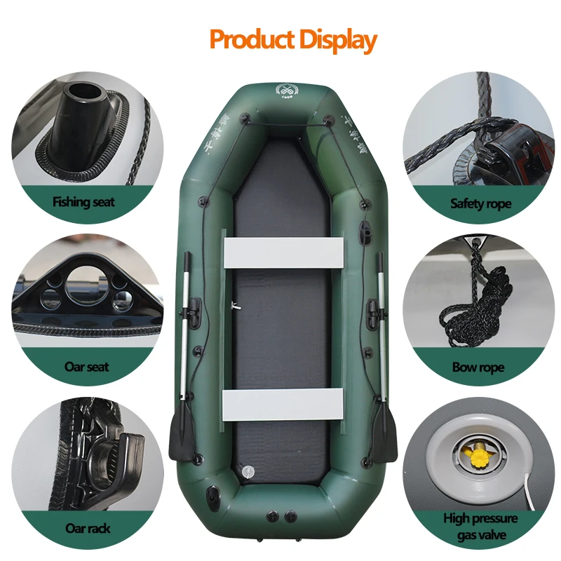 1.75~3.6m Green Fishing Kayak  - đánh giá và giá Fishing Boat Anchor
