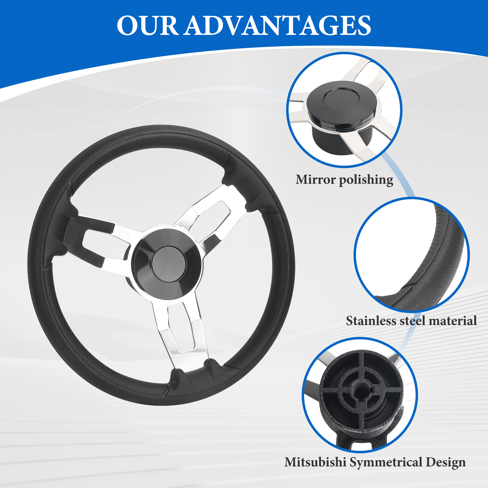 Boat Accessories Marine 13 Inc - đánh giá và giá Fishing Boat Steering Wheel