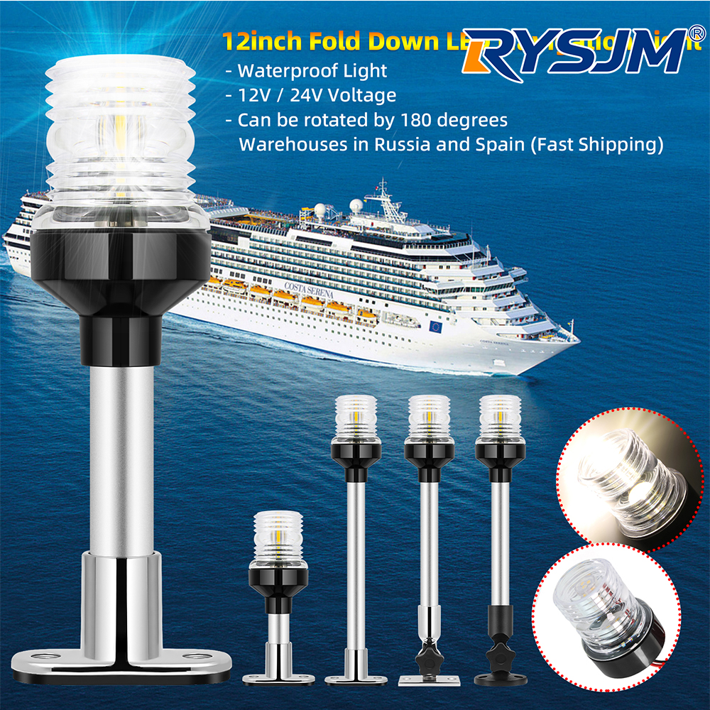 6/12inch LED Fold Yacht Naviga - đánh giá và giá Fishing Boat Paddle