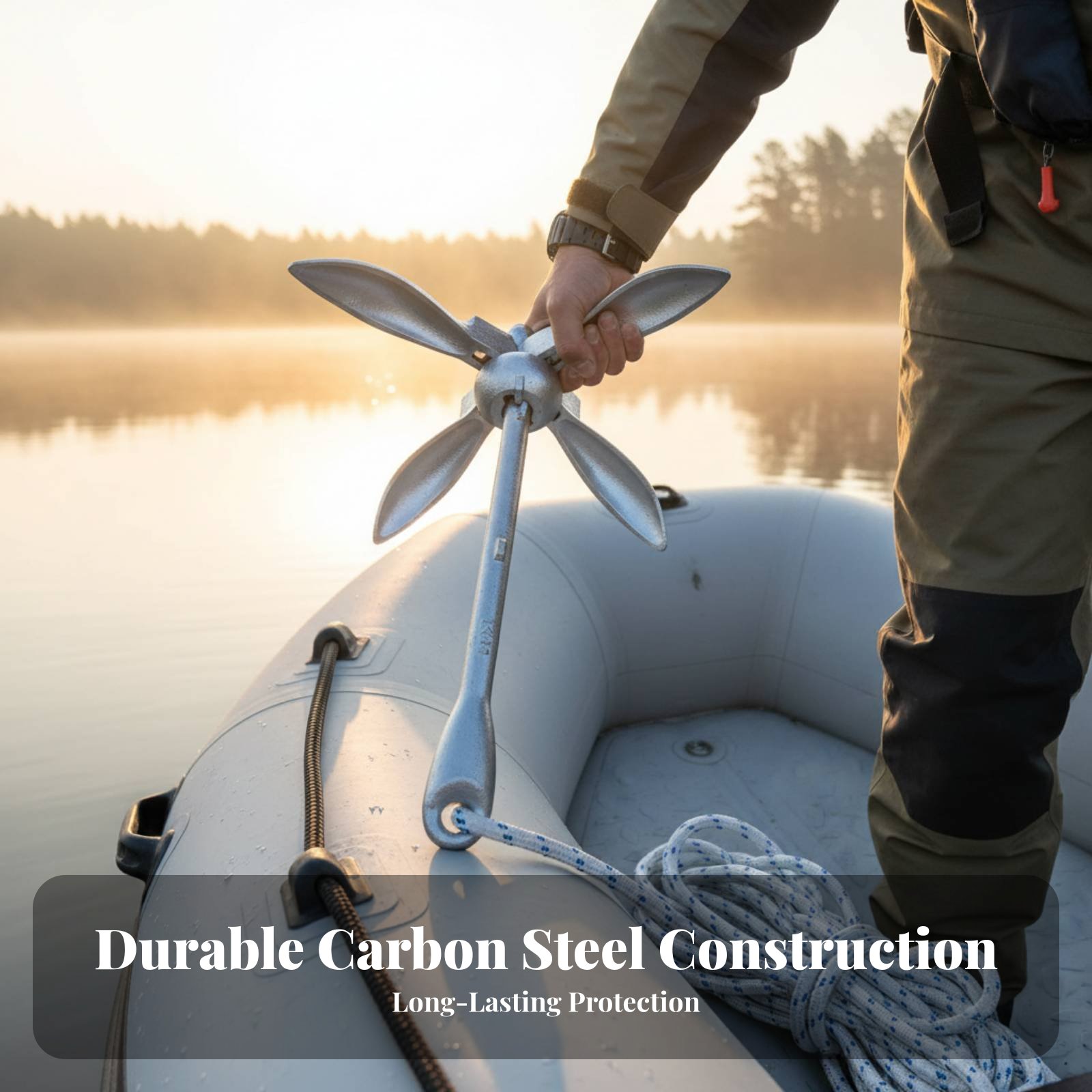 Lotus Anchor Foldable Carbon S - đánh giá và giá Fishing Boat Anchor