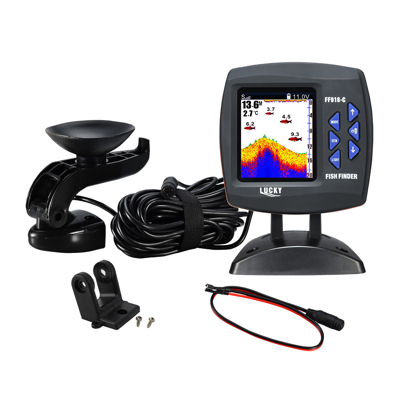 Fish Finder Wireless Sonar Sen - đánh giá và giá Fishing Boat Depth Finder