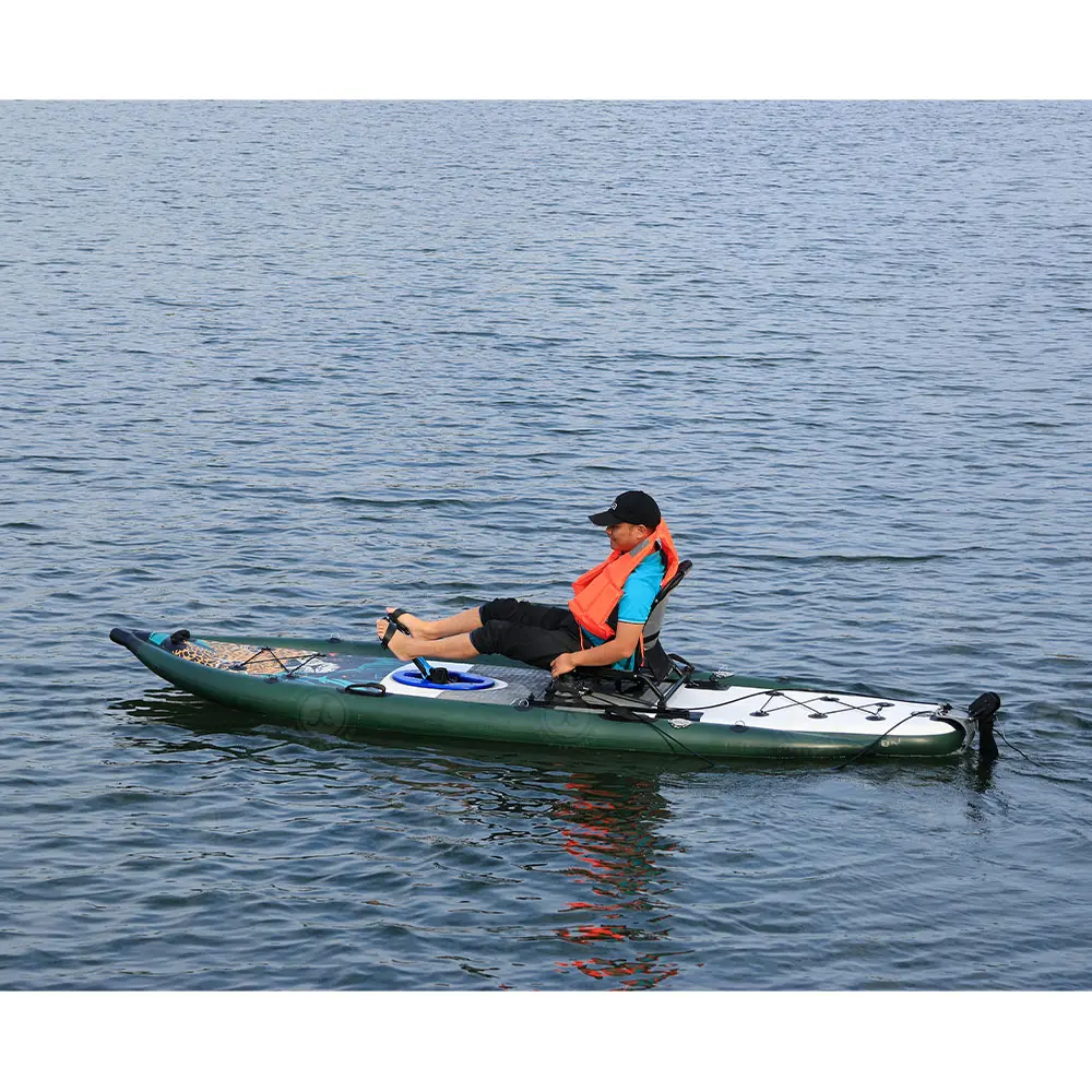 Folding SUP Pedal Board Fishin - đánh giá và giá Fishing Boat Paddle