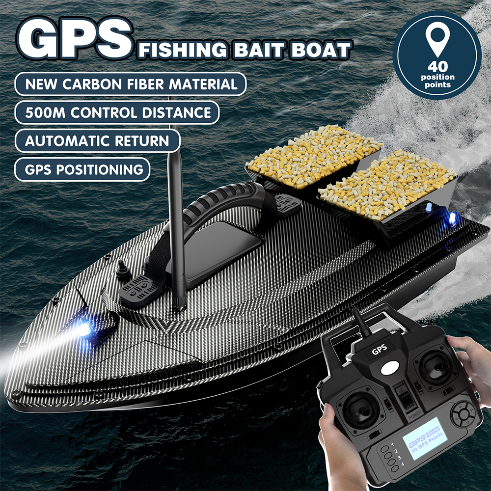 V070 12000mAh/5200mAh RC Bait  - đánh giá và giá Fishing Boat Gps