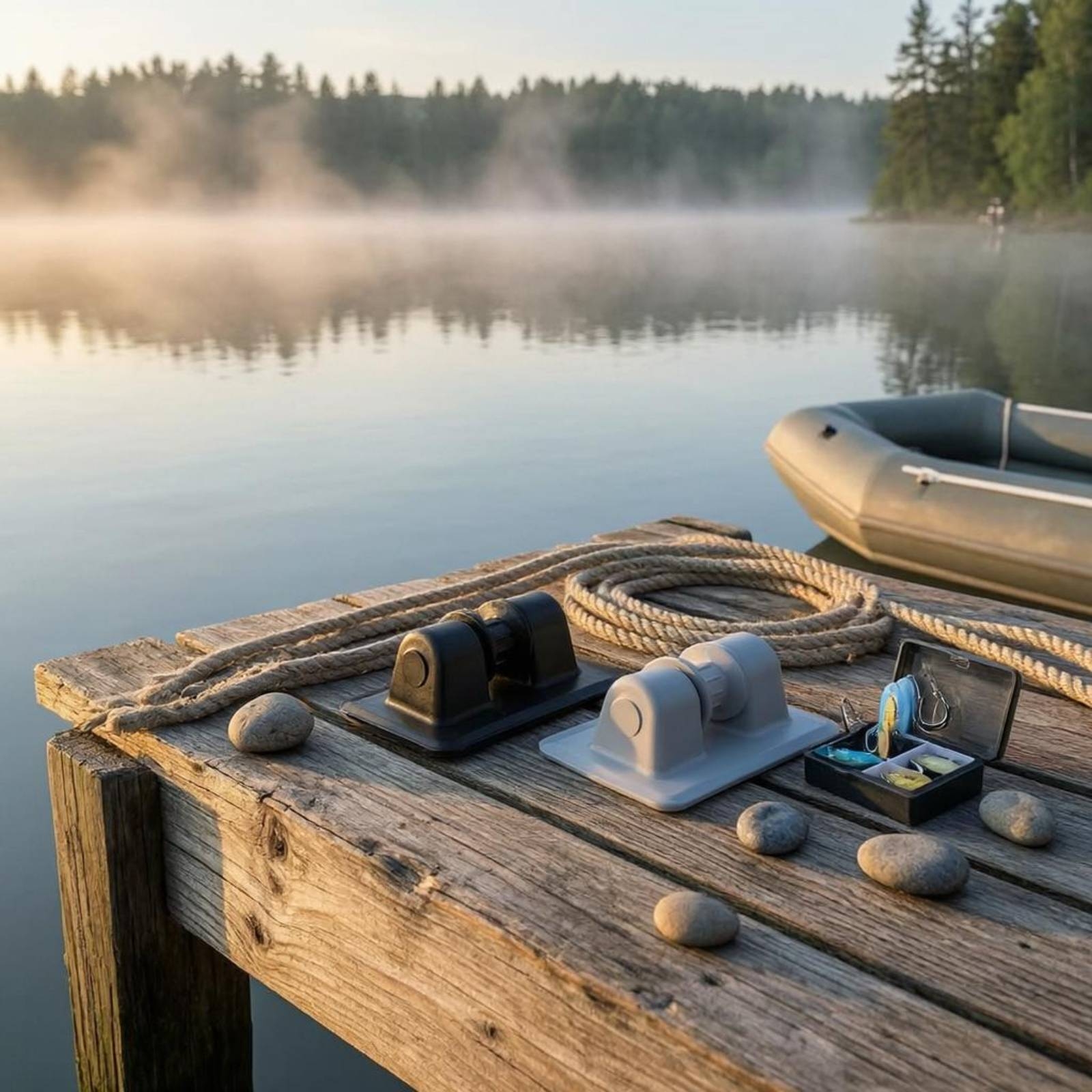 Inflatable Boat Anchor Pulley  - đánh giá và giá Fishing Boat Anchor