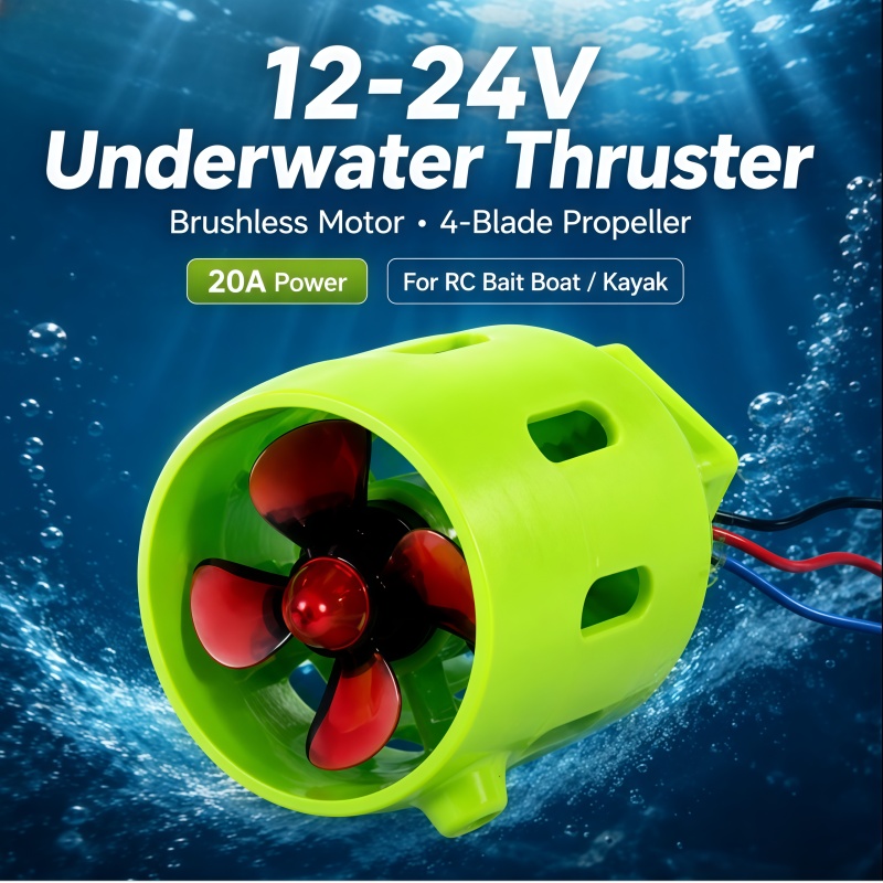 12-24V 20A Brushless Underwate - đánh giá và giá Fishing Boat Oar
