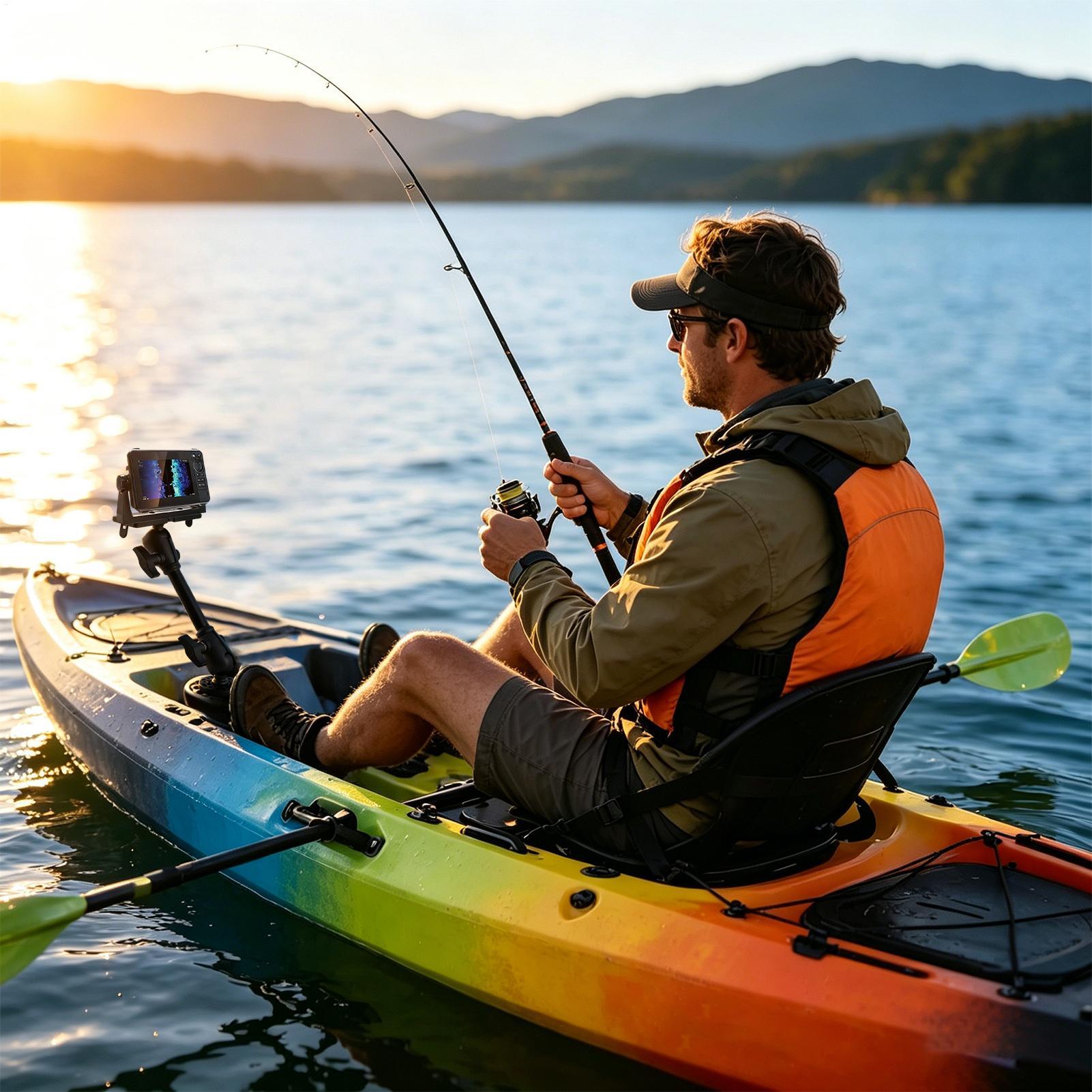 Kayak Transducer Mount 360 Deg - đánh giá và giá Fishing Boat Depth Finder