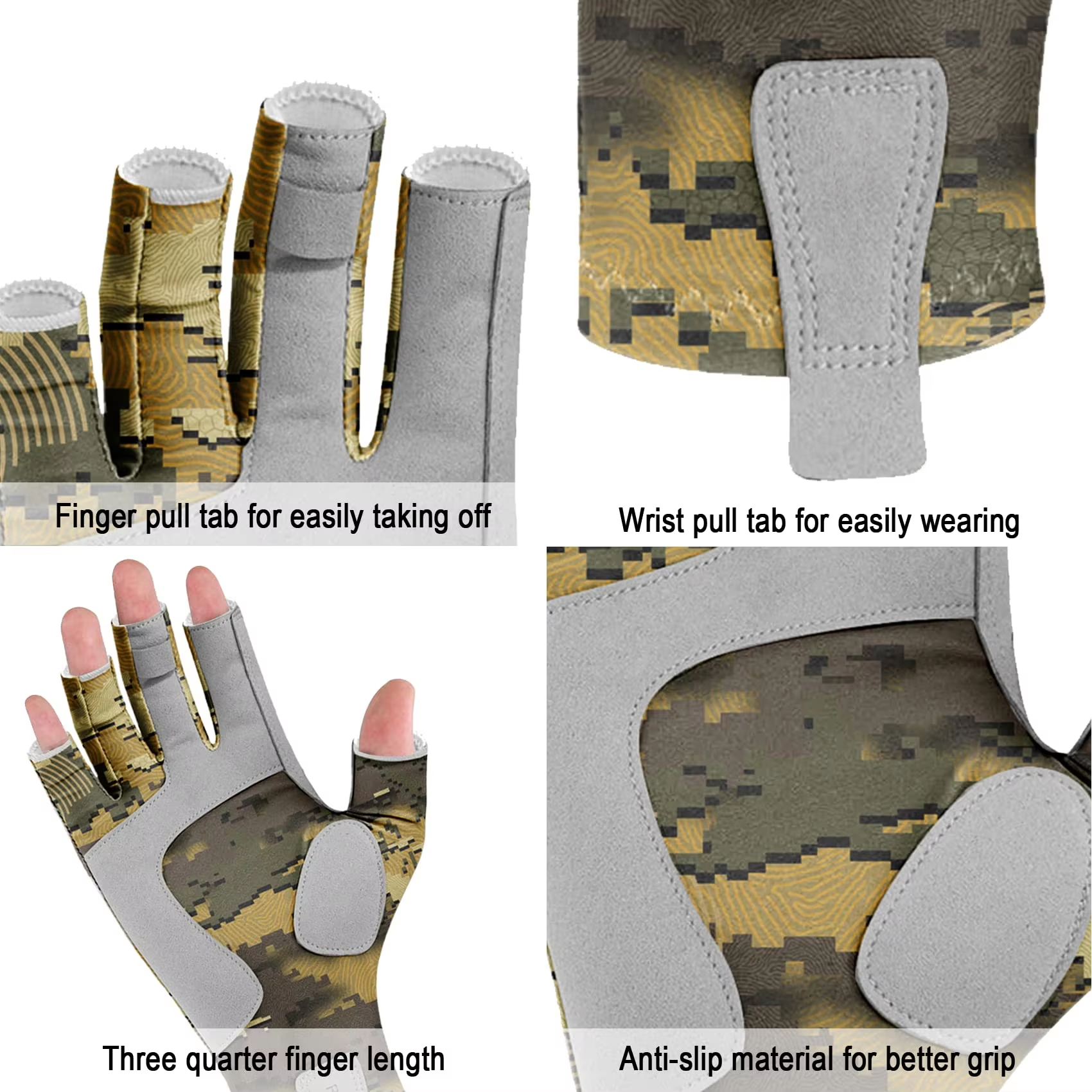 Riverruns Fingerless Fishing G - đánh giá và giá Fishing Boat Oar