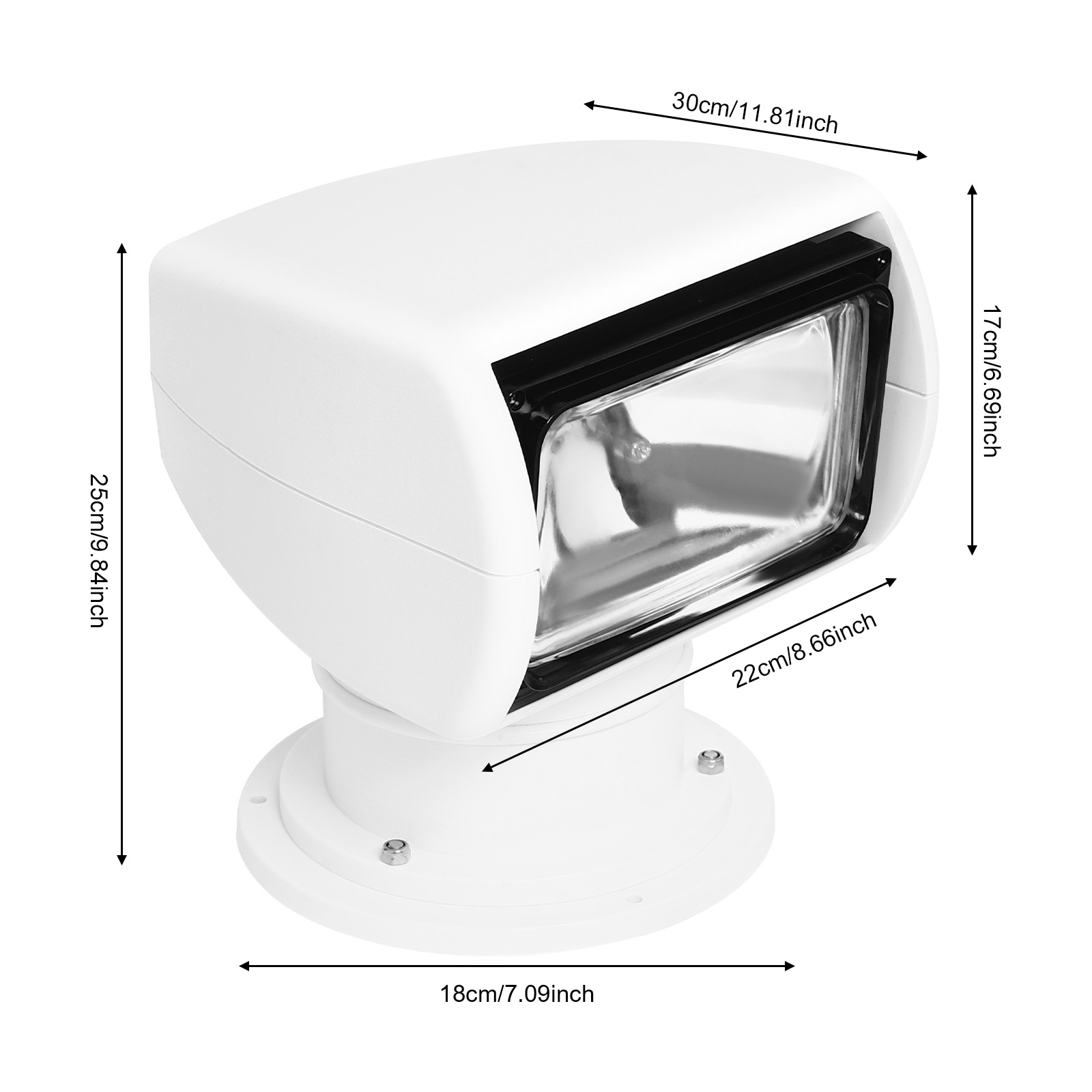 12V 100W Marine Spotlight Boat - đánh giá và giá Fishing Boat Navigation Light