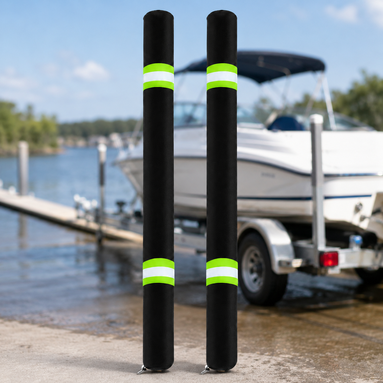 2Pcs Boat Trailer Guide Pole C - đánh giá và giá Fishing Boat Cover