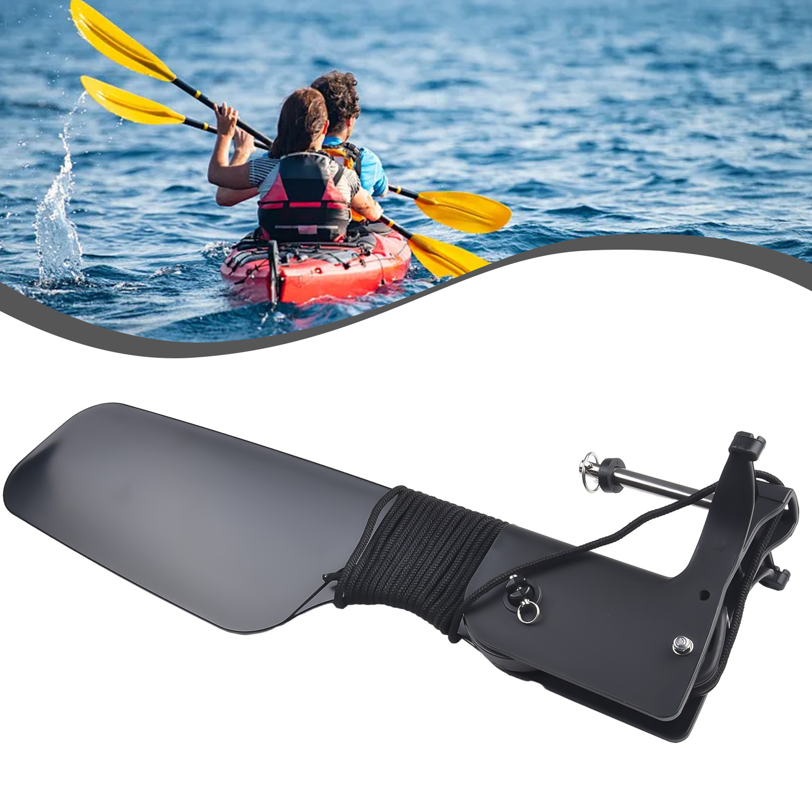 Boat Rudder for Kayak Canoe wi - đánh giá và giá Fishing Boat Steering Wheel